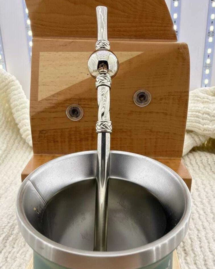 BOMBILLA CON 1 BOCHA DE ALPACA