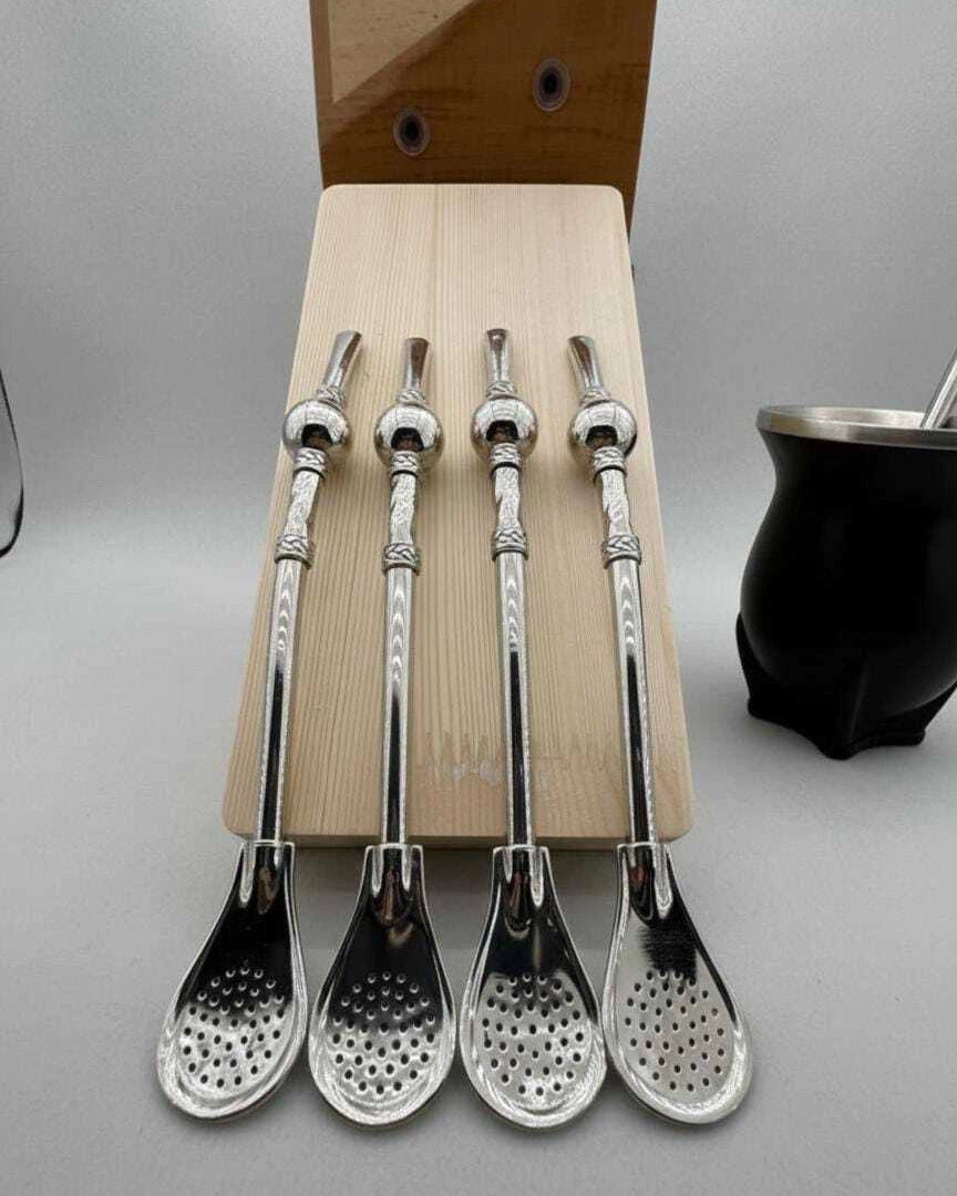 BOMBILLA CON 1 BOCHA DE ALPACA