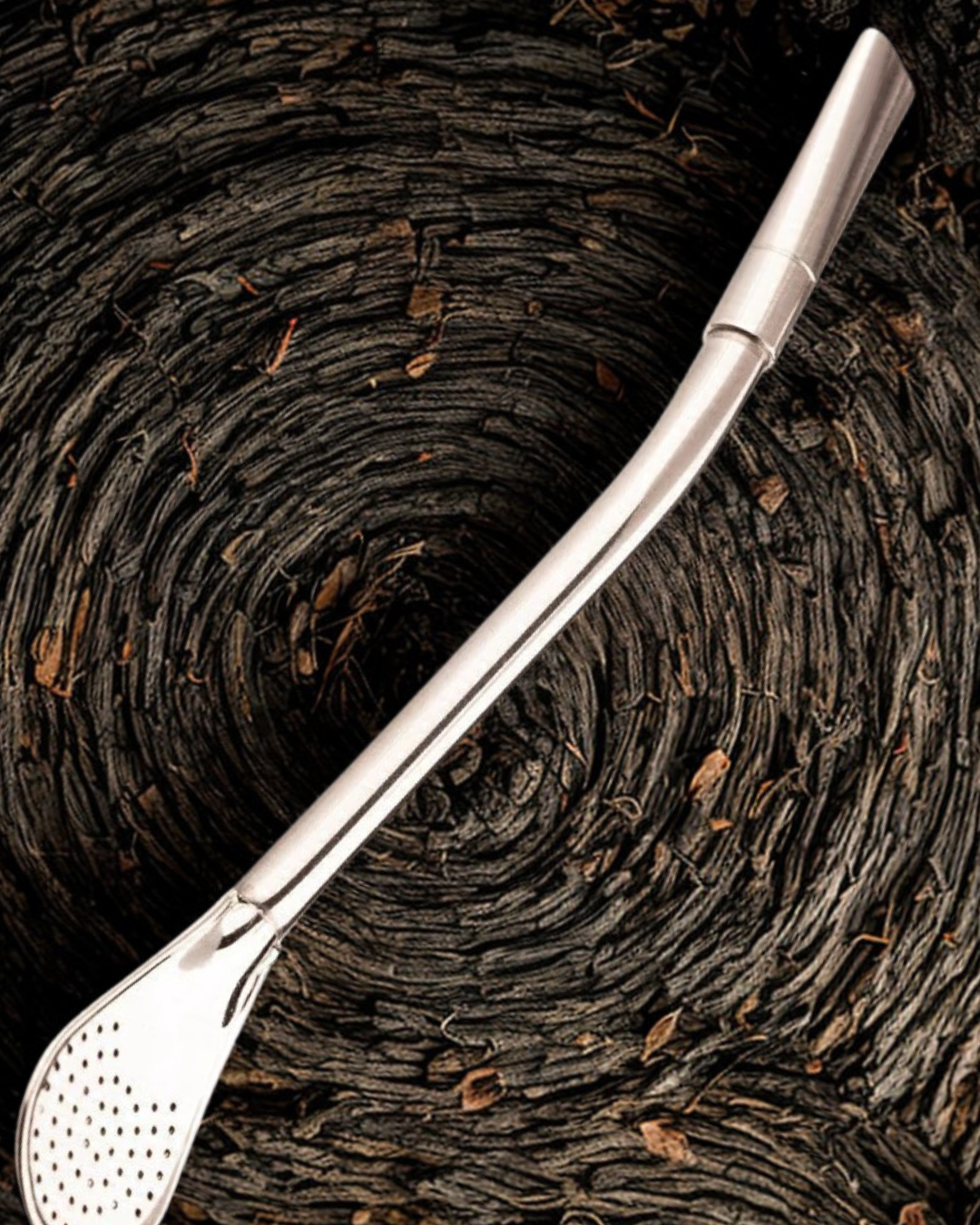 BOMBILLA RECTA ACERO INOX