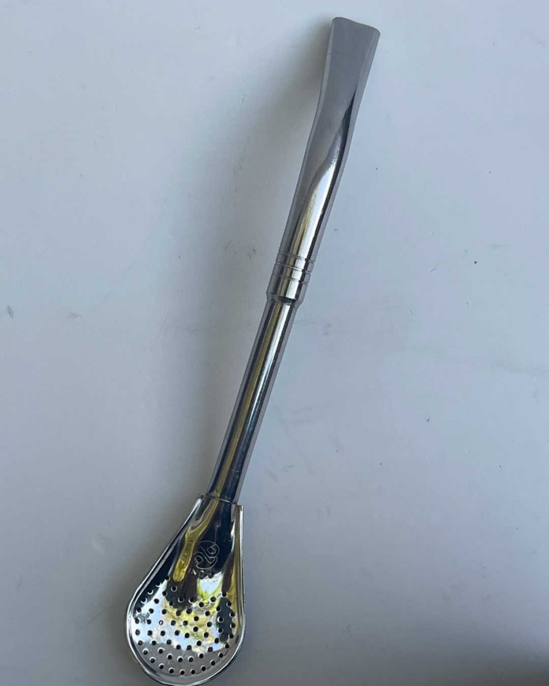 BOMBILLA PICO DE LORO  LISO ACERO INOX